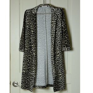 Leopard Print Blazer Jacket